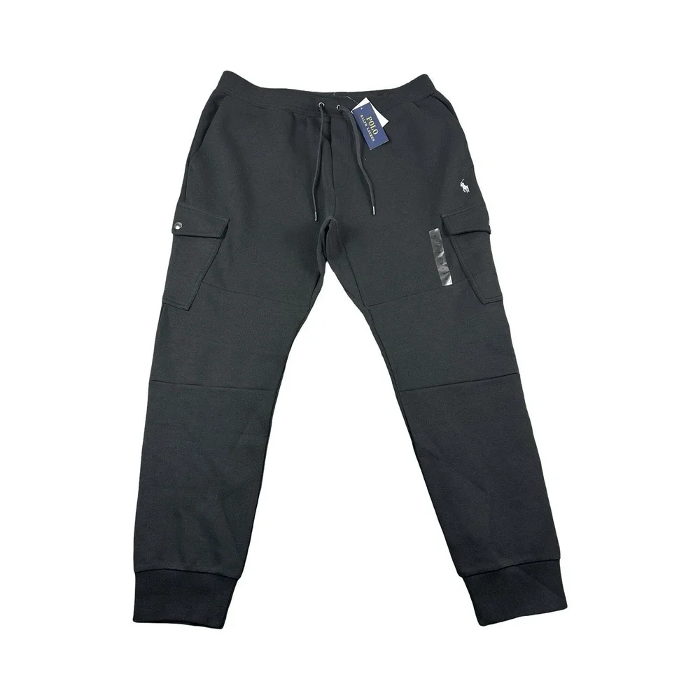 Polo Ralph Lauren Black Cargo Mens Jogger Stretch Pant Size XL NWT
